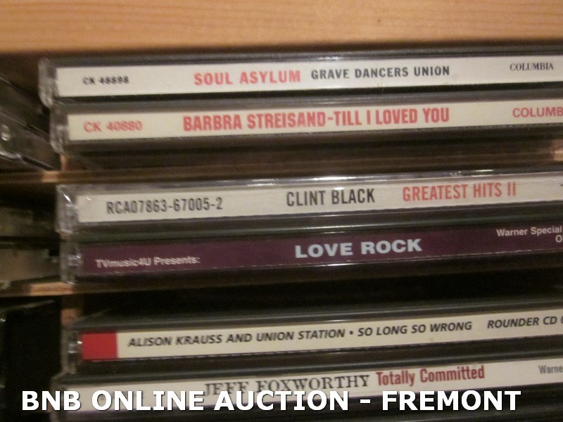 BNB Online Auction – Fremont, Michigan - 1645AA20D CD MUSIC LOT WITH CASE